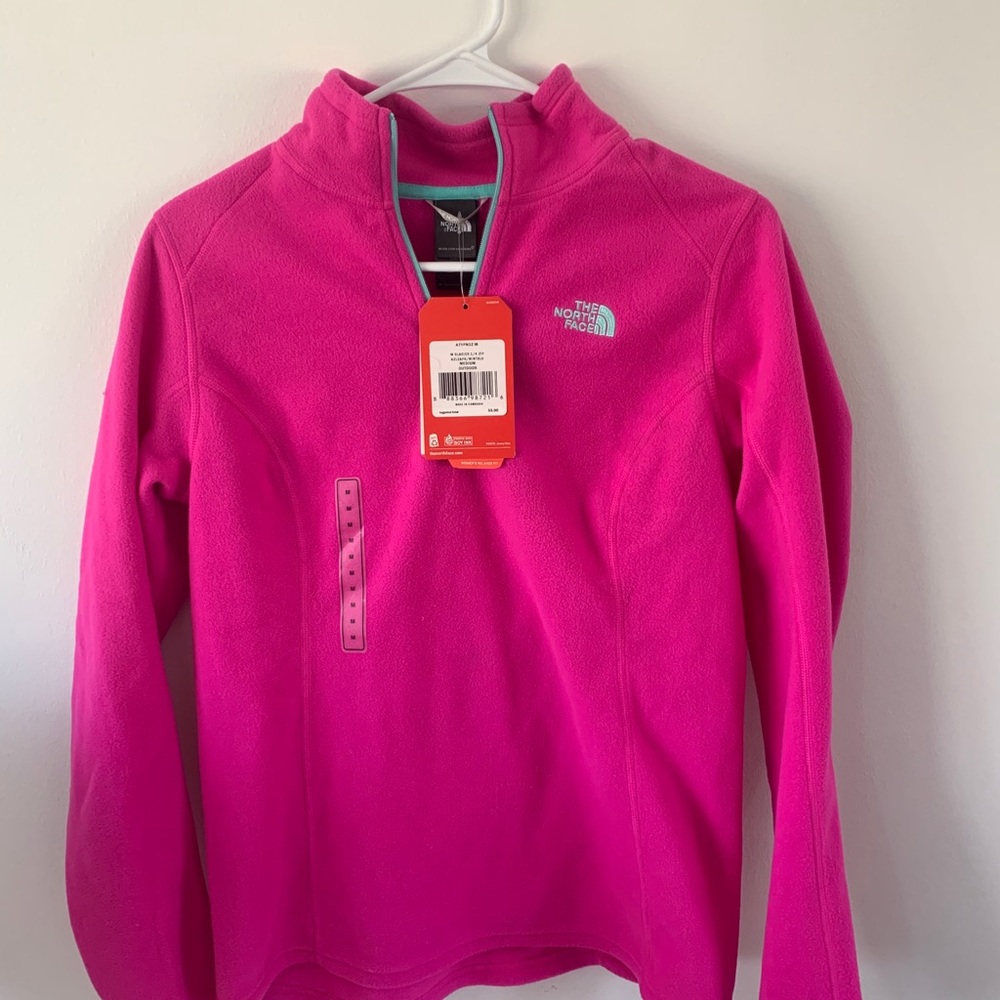 North Face fleece quarter zip NWT!